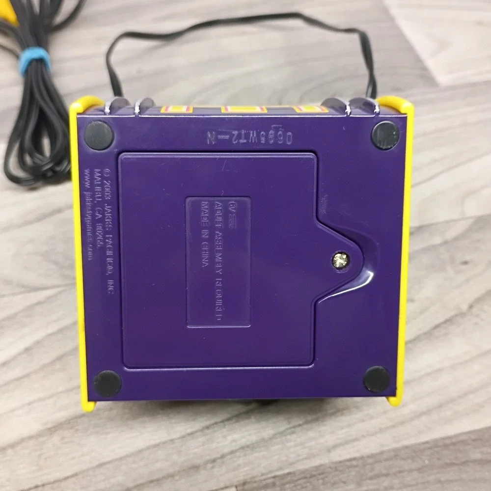Namco Pac-Man 5-in-1 TV Plug N Play Game Jakks Pacific Arcade 2003 TESTED